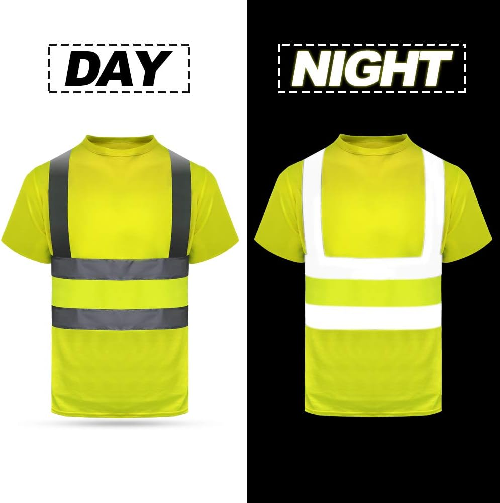 High Visibility Construction Safety Shirt