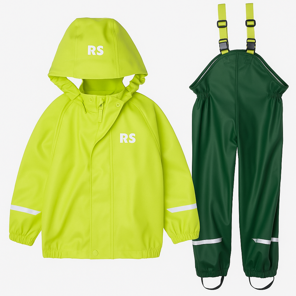 Kids Reflective Rainwear Set