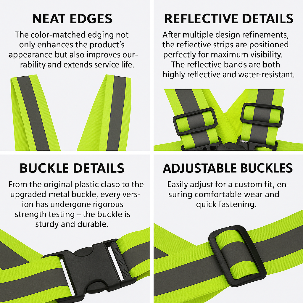 360° Reflective Visibility for maximum safety